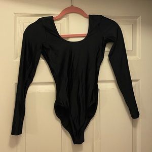 Black American Apparel leotard